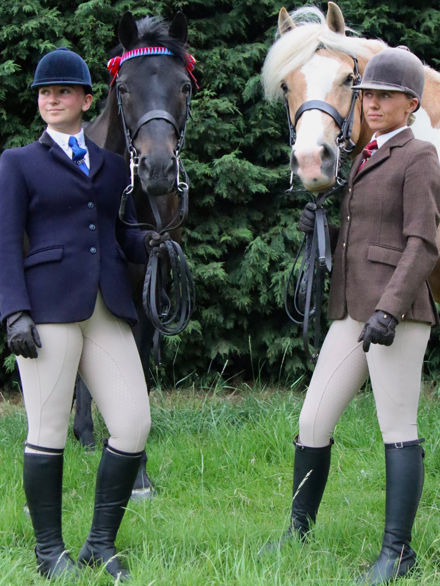 LUXE ShowTime Leggings – Beige | Full Seat Grip
