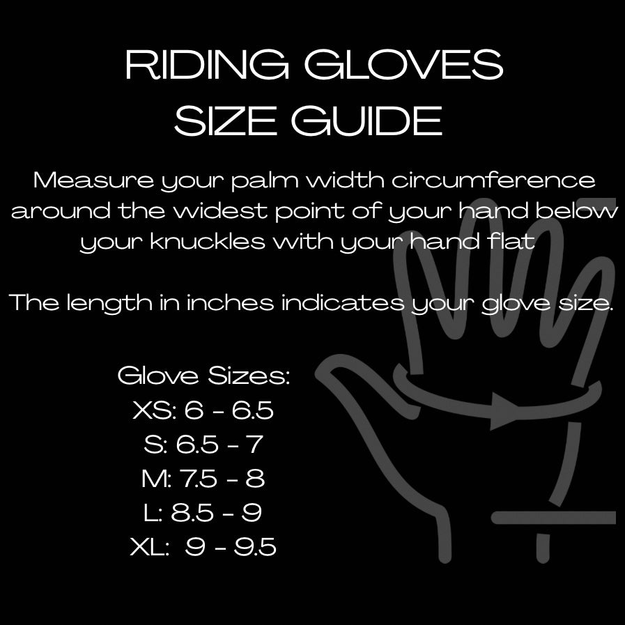 Riding Gloves - White