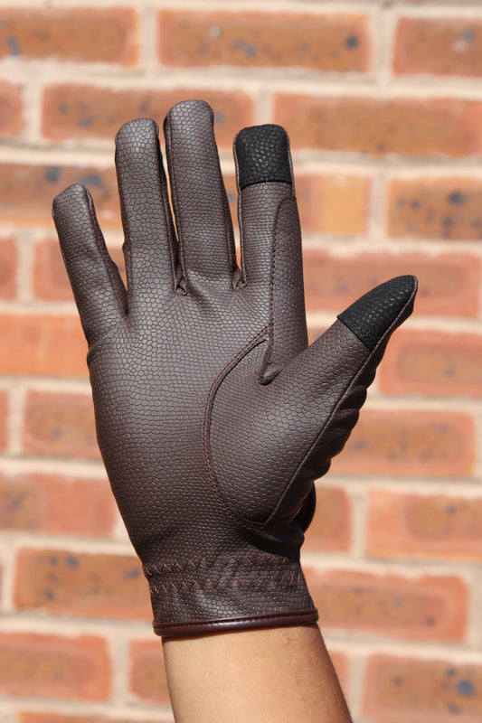 Riding Gloves - Brown