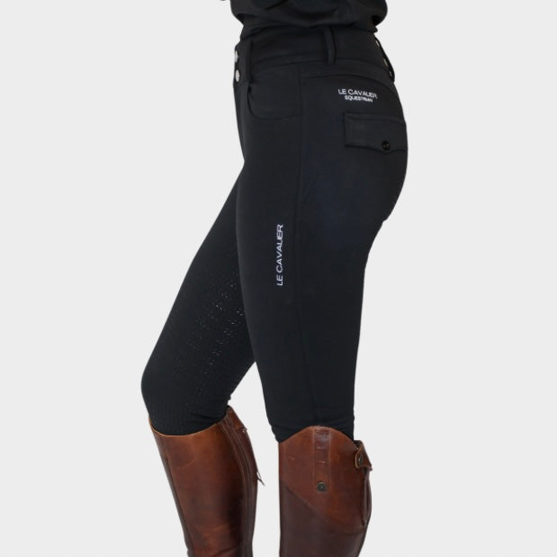 LUXE Breeches – Black | Full Seat Grip