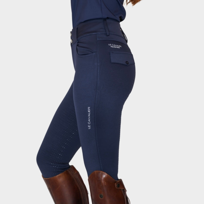 LUXE Breeches – Navy | Full Seat Grip