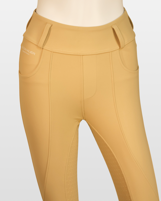 LUXE ShowTime Leggings - Fawn | Full Seat Grip