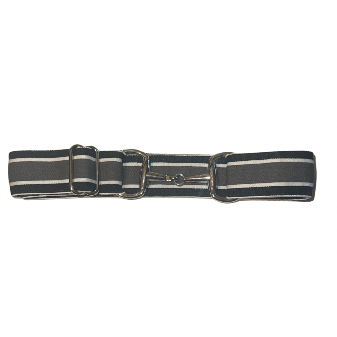 Snaffle Bit Belt (Grey & Black) image 0