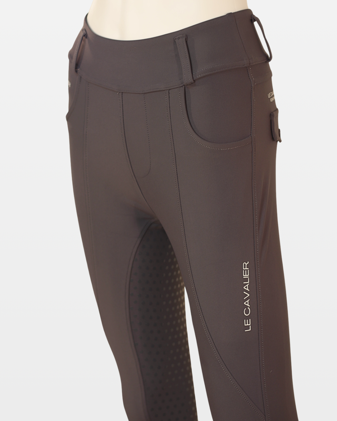 LUXE Leggings – Grey | Full Seat Grip