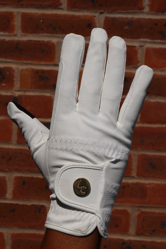 Riding Gloves - White