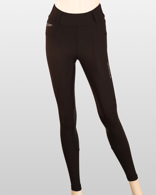 LUXE Leggings – Black | Full Seat Grip