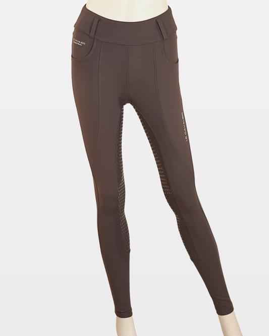 LUXE Leggings – Grey | Full Seat Grip