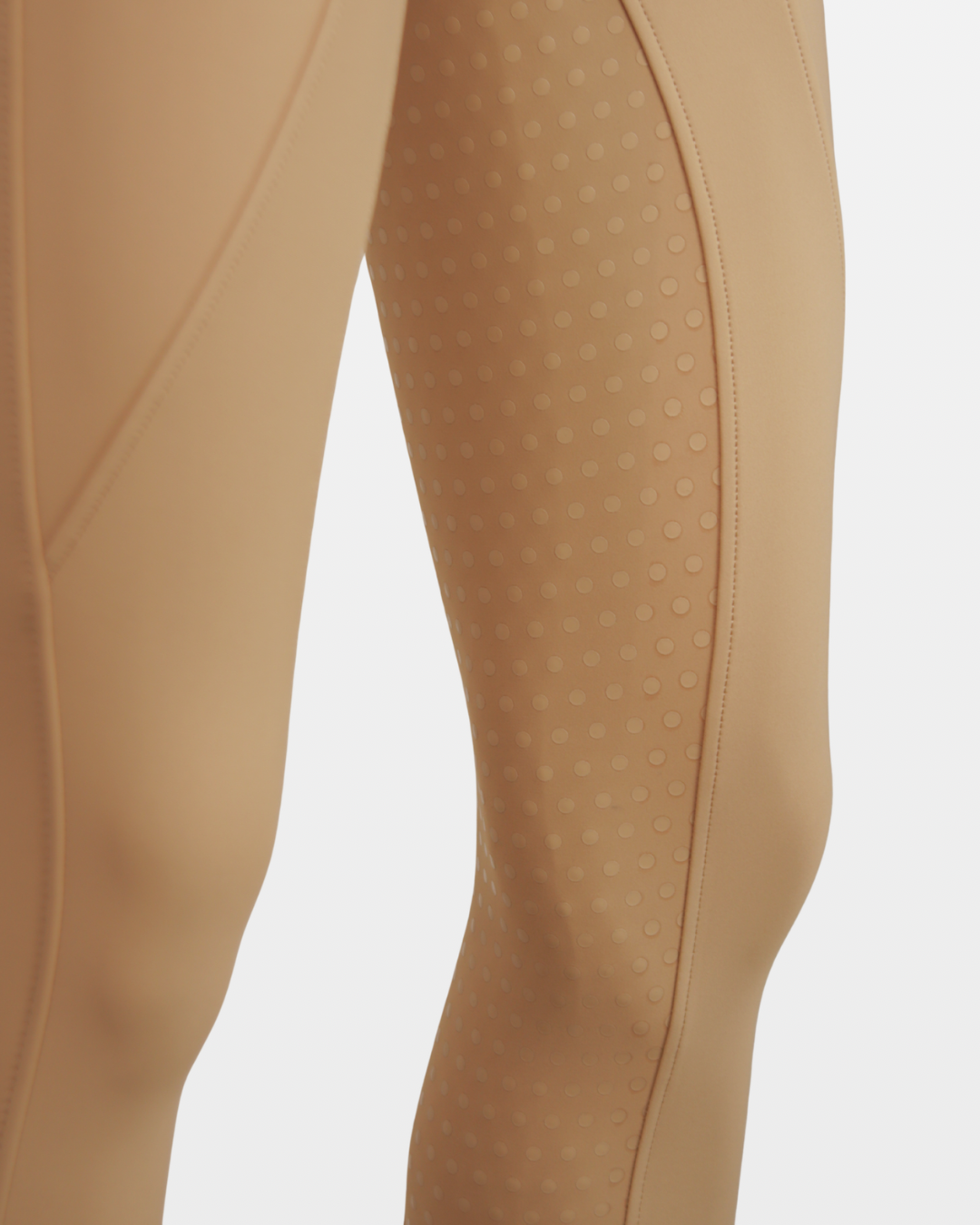 LUXE ShowTime Leggings – Beige | Full Seat Grip