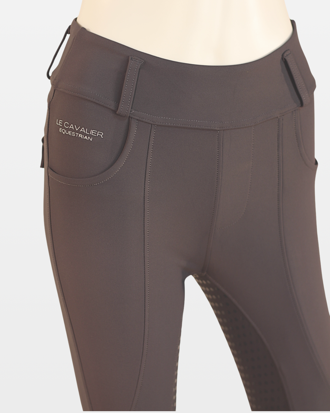 LUXE Leggings – Grey | Full Seat Grip
