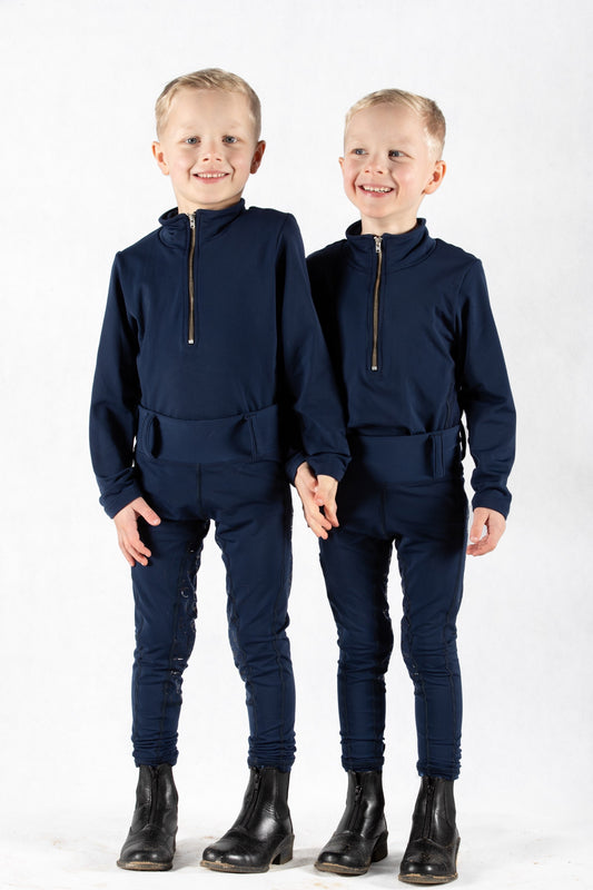 Young Rider Navy Baselayer image 0