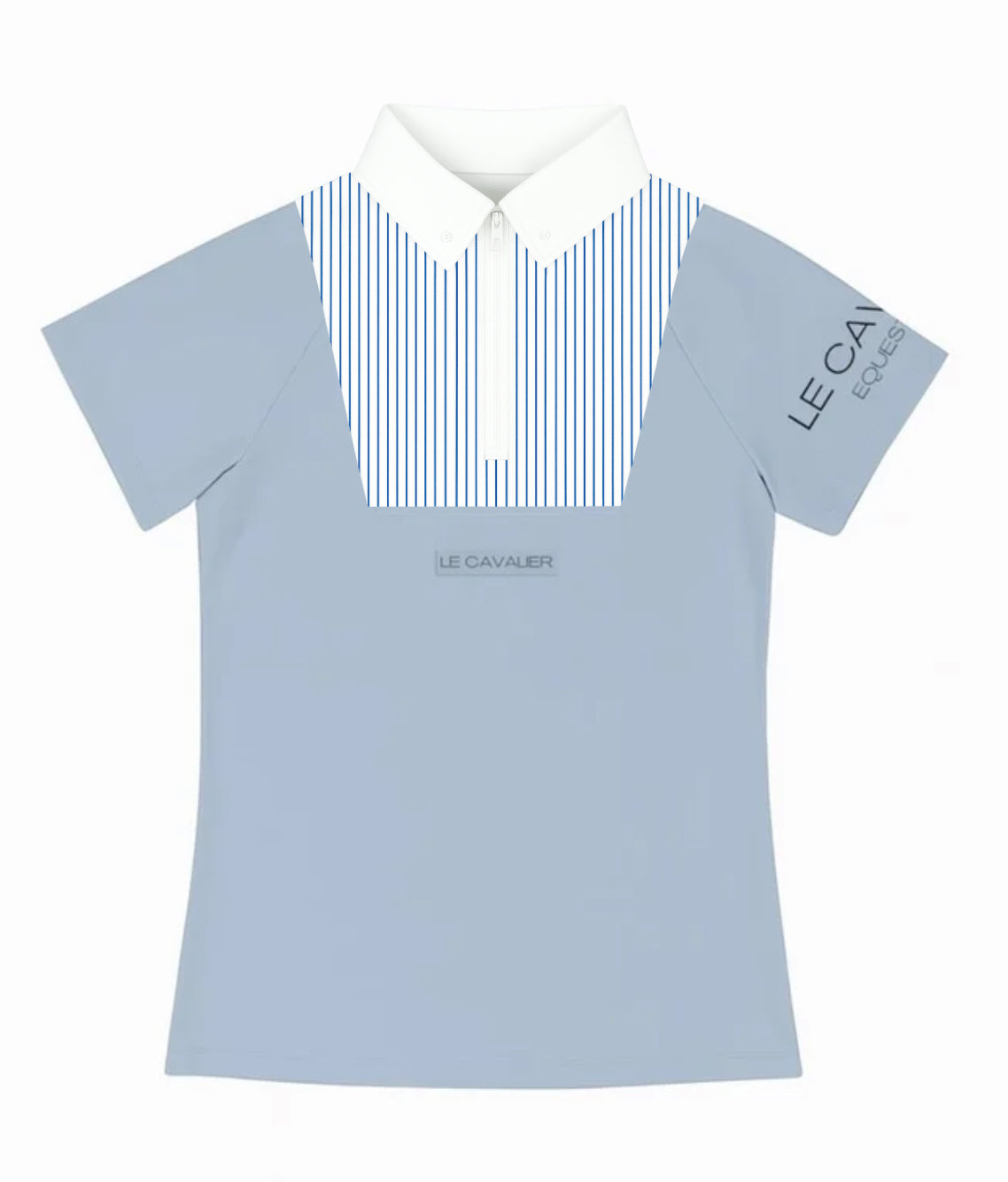 CompTech Show Shirt - Blue Pinstripe