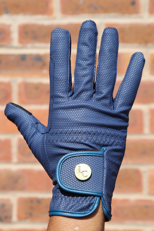Riding Gloves - Navy