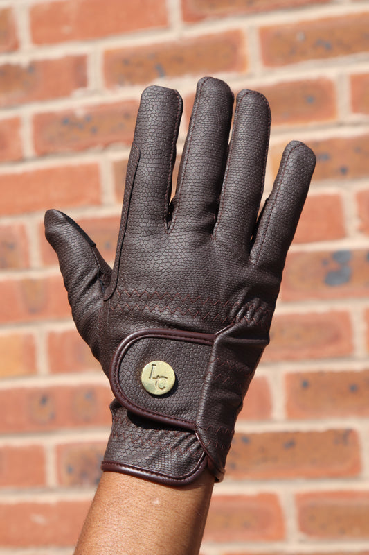 Riding Gloves - Brown