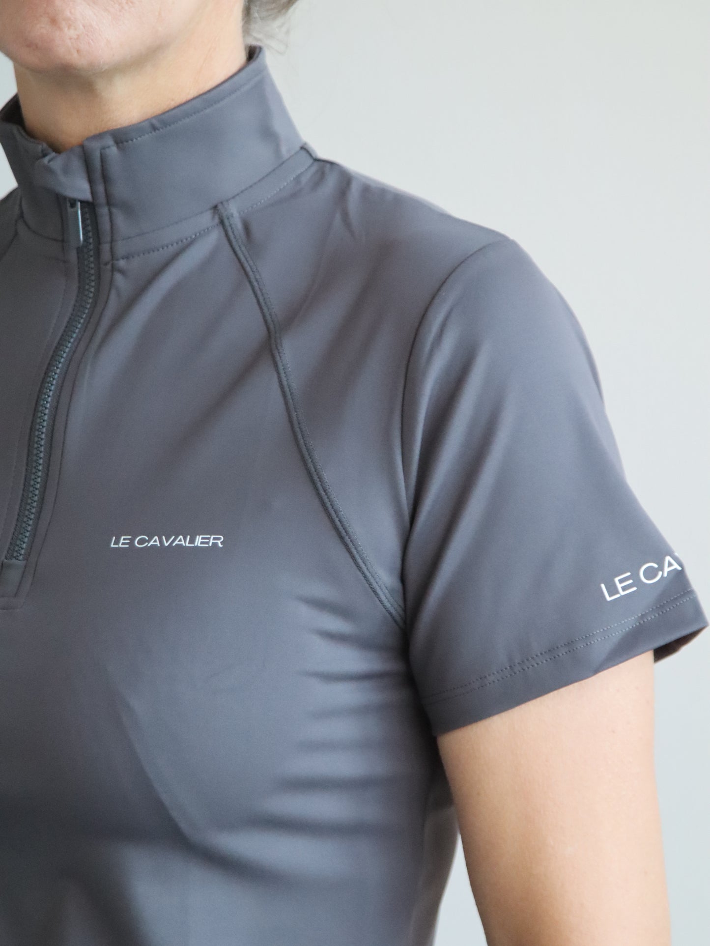 LUXE Short Sleeve Baselayer – Grey