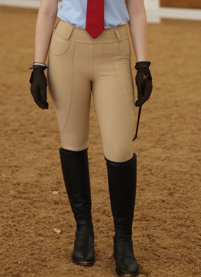 LUXE Leggings - Fawn | Knee Grip