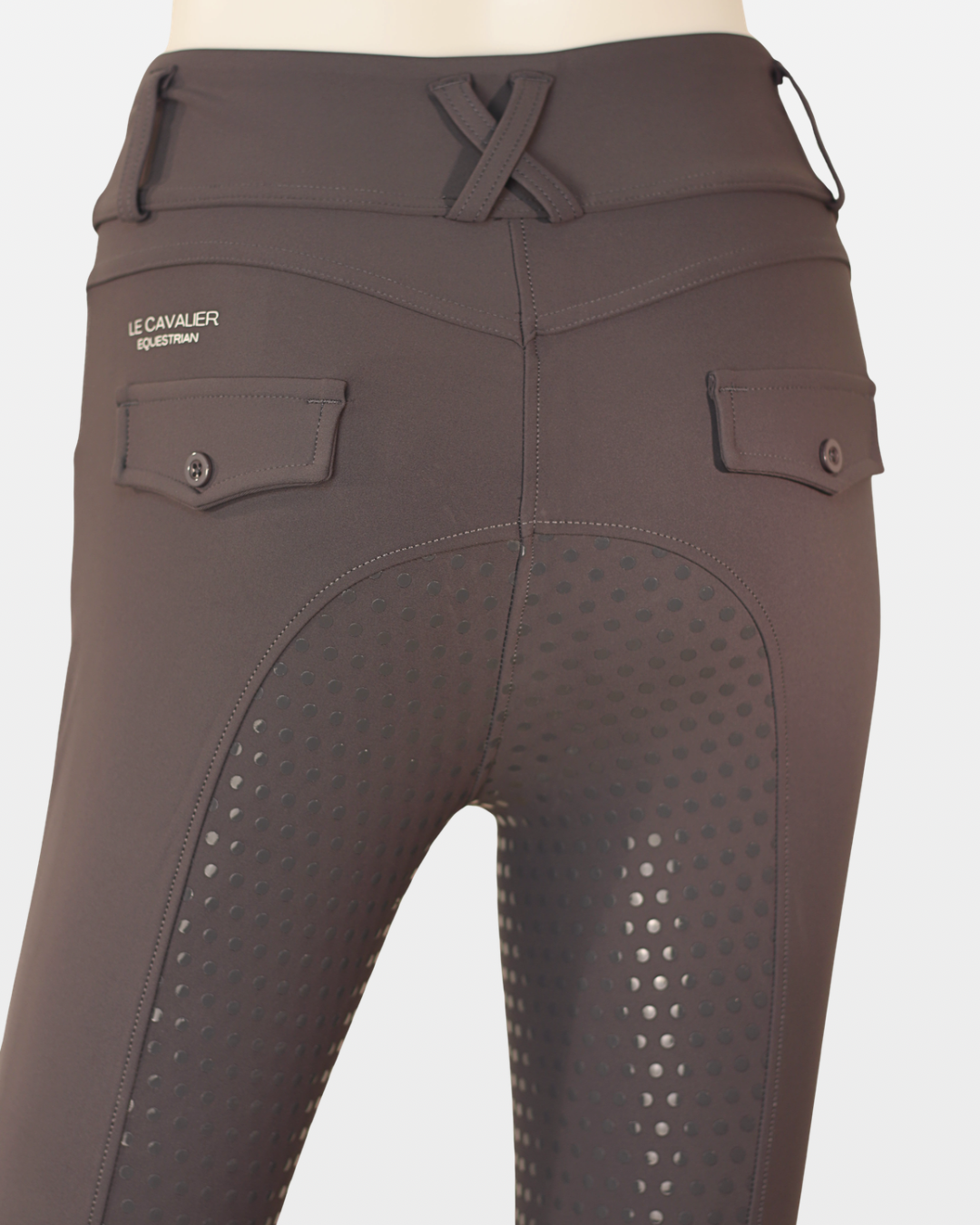 LUXE Leggings – Grey | Full Seat Grip
