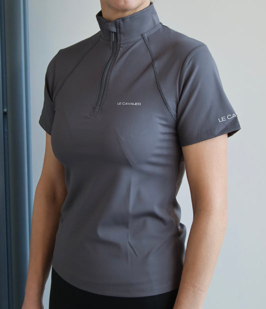 LUXE Short Sleeve Baselayer – Grey