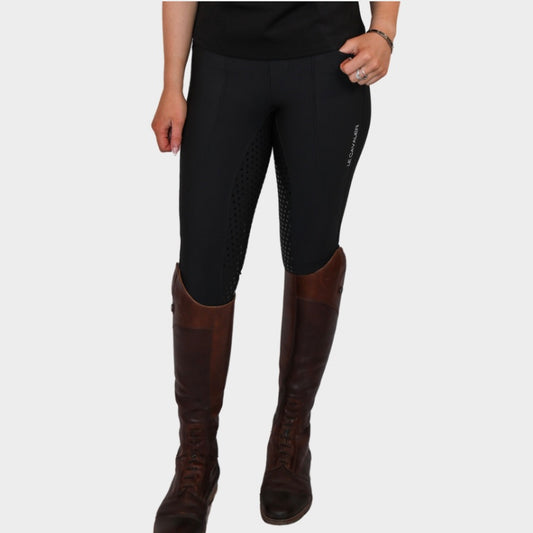 LUXE Leggings – Black | Full Seat Grip